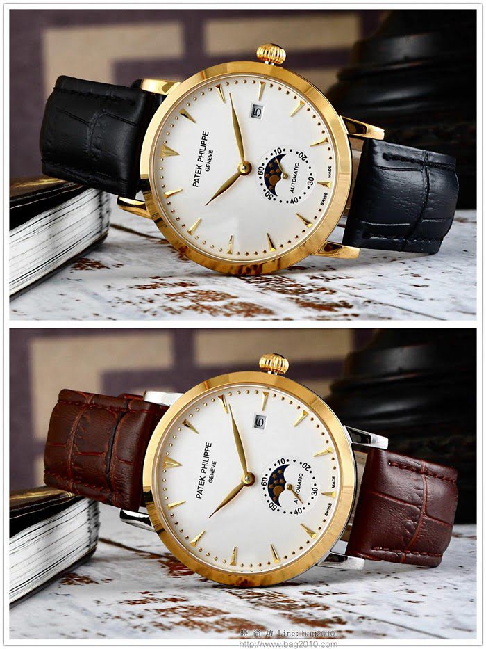 百達翡麗PATEK PHILPPE 全自動機械機芯 防劃花高級藍寶石鏡面 精品男士腕表  wssb3574
